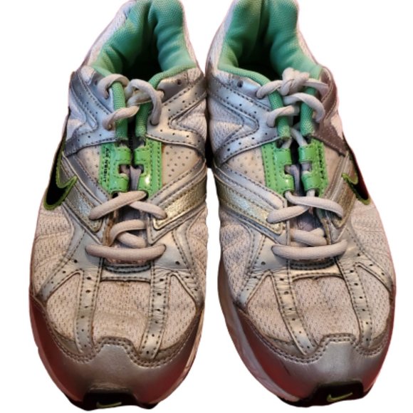 Nike Air ‘N'Sight’ Running Shoes Silver Green 8 - Picture 9 of 11